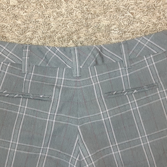 Star City Miranda shades of gray/black/pink,etc. plaid dress pants. - Picture 4 of 11